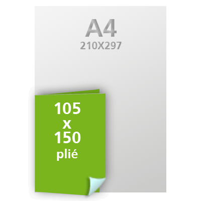 Personnaliser et commander Dpliant 2 volets 105x150 135g