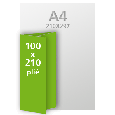 Personnaliser et commander Dpliant 3 volets Roul 100x210 135g