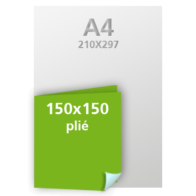 Personnaliser et commander Dpliant 2 volets 150x150 135g