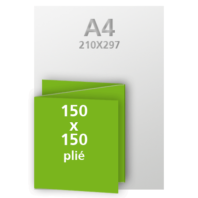 Personnaliser et commander Dpliant 3 volets Accordon 150x150 135g
