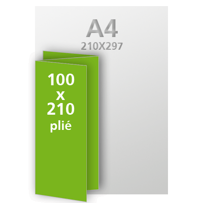 Personnaliser et commander Dpliant 3 volets Accordon 100x210 135g